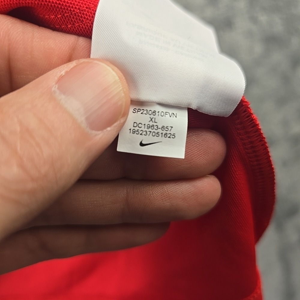 Nike Golf Polo Shirt Mens XL Red Restaurant 365 Logo Performance NWT - Picture 9 of 11